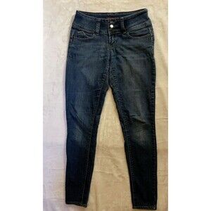 YMI WannaBettaButt? Sz 5 28 x 29 Skinny Stretchy Jeans 3 button